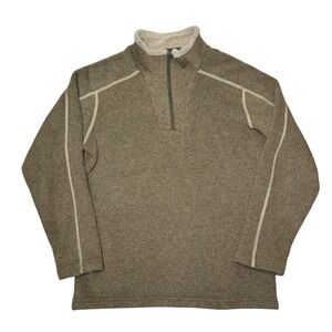Kuhl Europa 1/4 Zip Pullover Men's Size Small Oatmeal